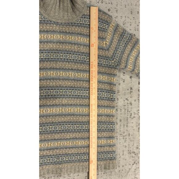 Women's Vintage Brooks Brothers Lambswool Fair Isle Sweater 1818 Hong Kong - Picture 7 of 14